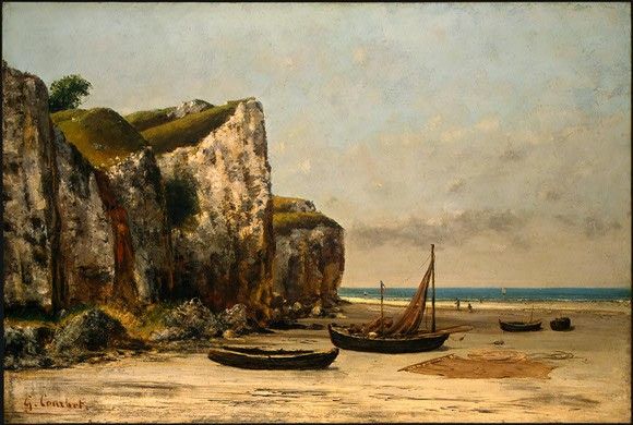 Gustave Courbet Plage de Normandie
